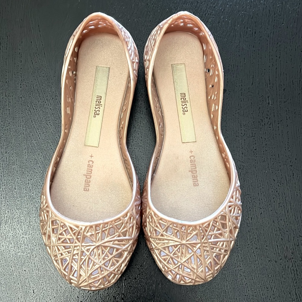 Mini Melissa Rose Gold Jellies